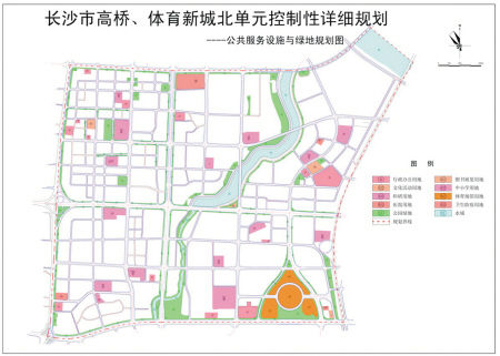 圭塘河分区高桥、体育新城北片控规